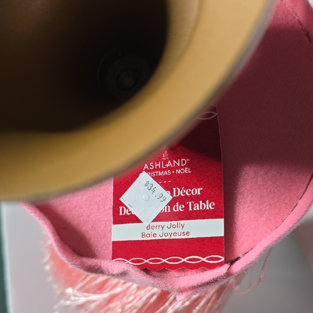 NWT Ashland Pink Holiday Tree Decor Light Weight - Picture 2 of 6